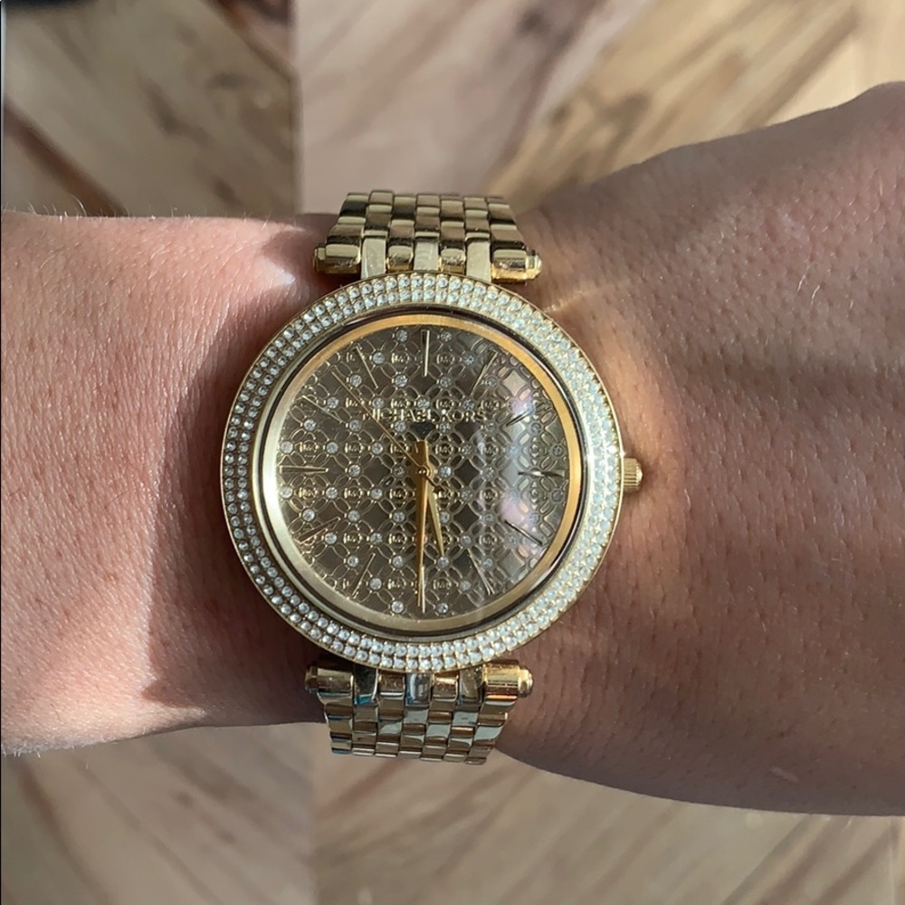 Michael Kors MK3120 Argyle Gold Watch